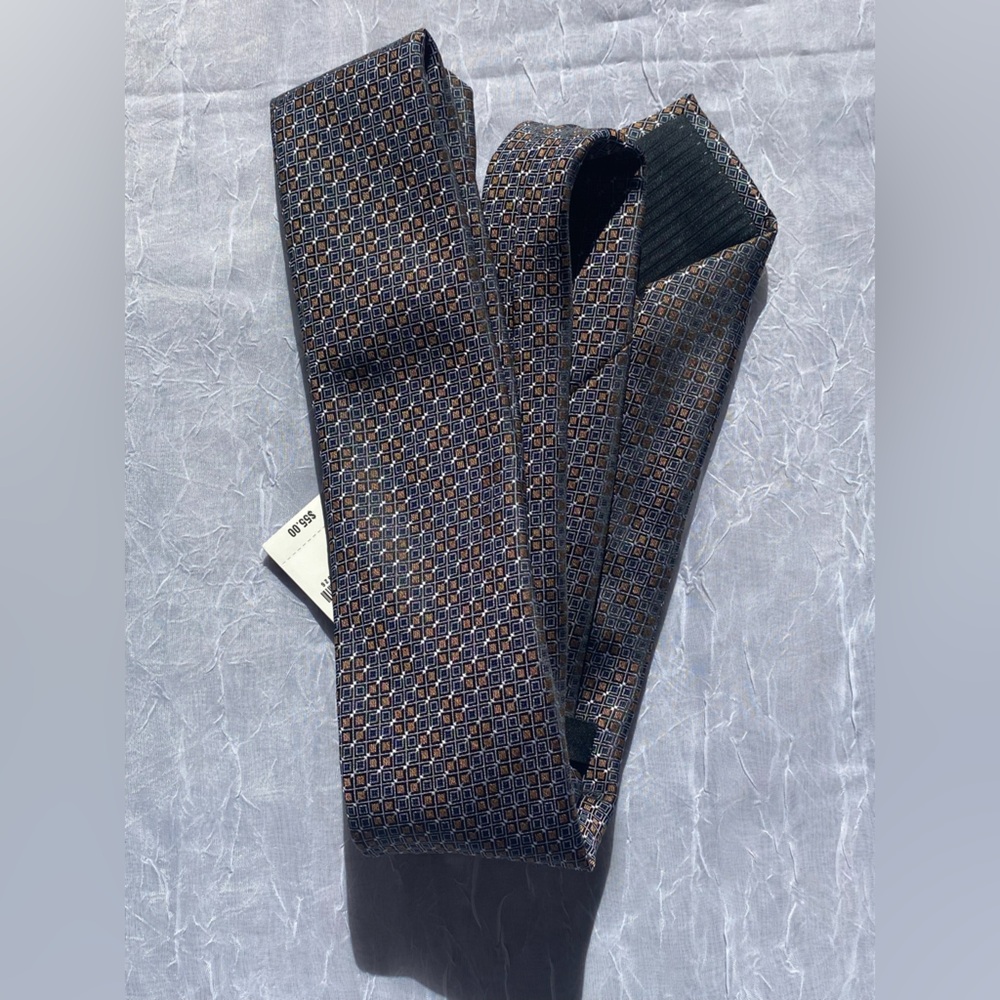 Alfani Elinor Neat Cognac tie
